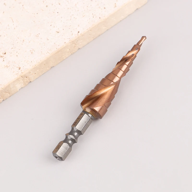 M35 Cobalt-bearing Step Drill Stainless Steel Hole Opener Co Pagoda Drill Drill Bit High Hardness Cutting Tool Suit