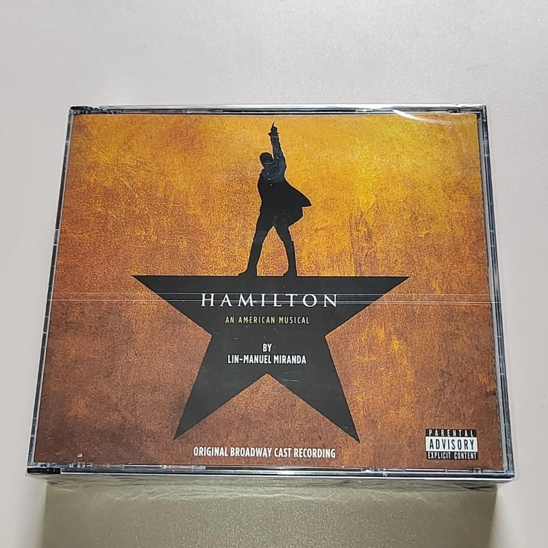 Movie Hamilton Lin-Manuel Miranda Music CD The Hamilton Instrumentals OST Album 2pcs Music Record Cosplay Car Soundtracks Box