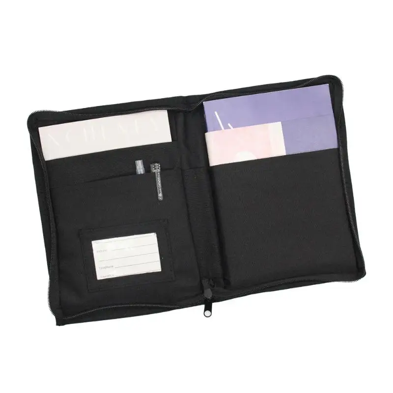 Portable Multilayer Document Organizer Car Interior Accessories 24 Card Slots for Vehicle Office and Business Use