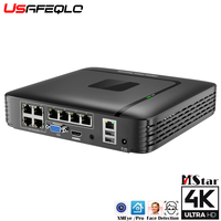 4k 8MP Ultra HD POE NVR Video Recorder H.265 4/8CH 48V for POE IP Camera CCTV System P2P Network Security Surveillance Camera