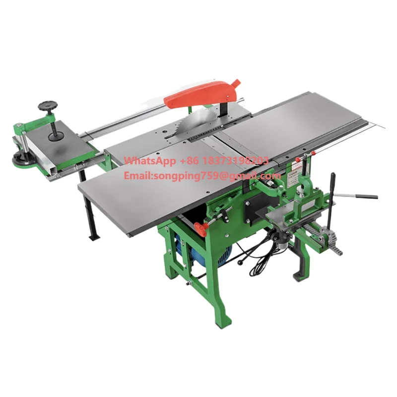 

Industrial Grade Multifunction Woodworking Combination Machine With Planer Mortiser Router for Cabinet Making Factory