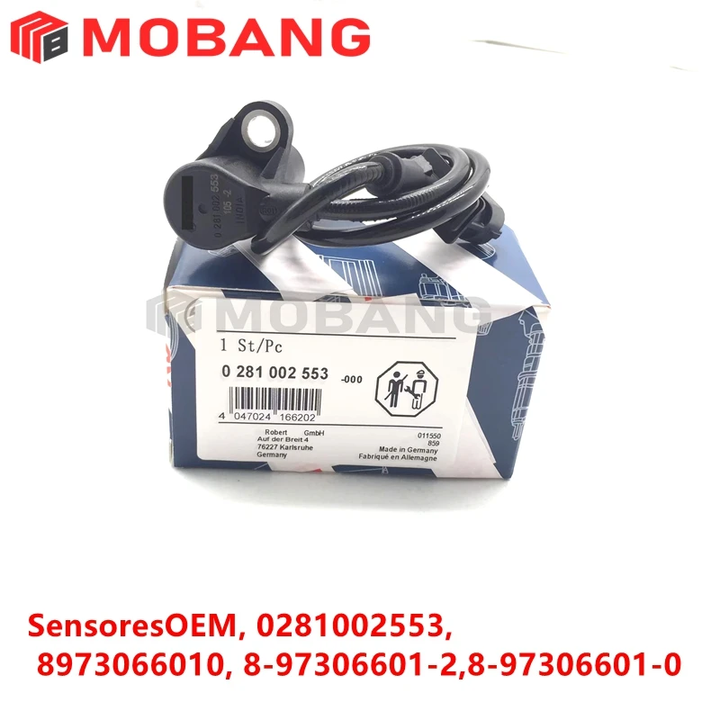 

Датчики нержавеющей стали для Isuzu, OEM, 0281002553, 8973066010, 8-97306601-2, 8-97306601-0