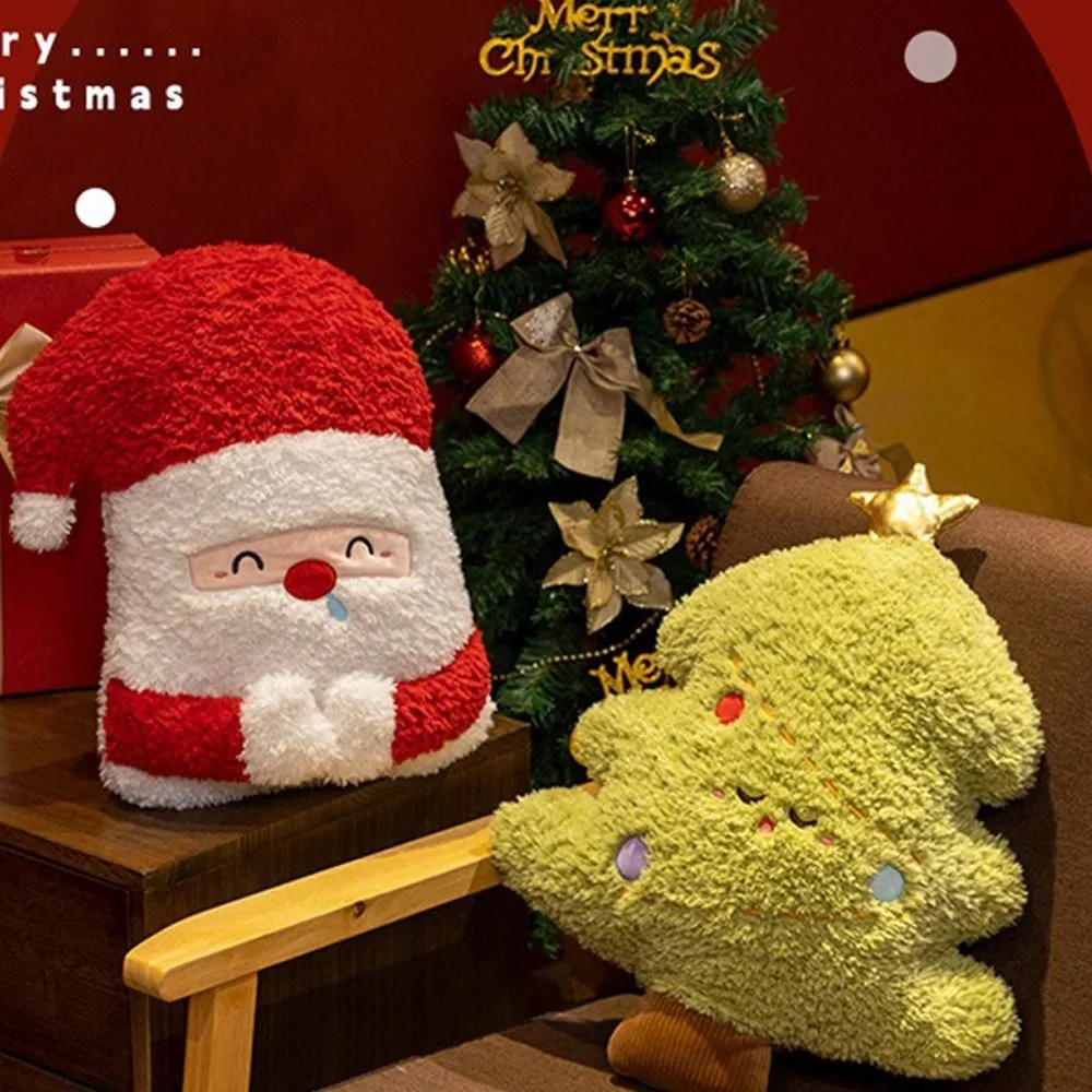 Neue 40 cm Plüschtiere Weihnachtsmann Weihnachtsbaum Plüschpuppe Elch Stofftier Geschenk