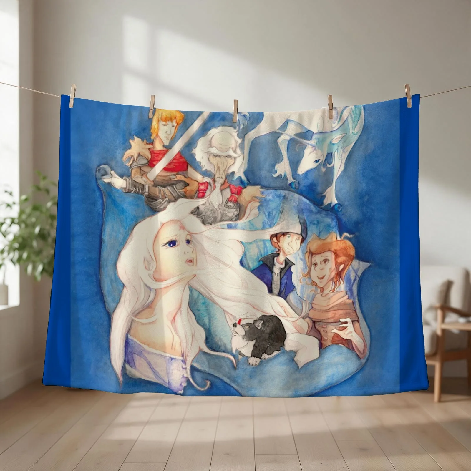 Reflections The Last Unicorn Throw Blanket halloween Decorative Throw Summer Beddings Decorative Sofas Blankets
