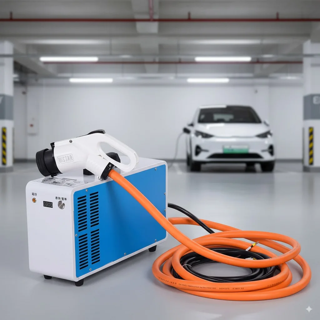 

Оптовая цена: Портативная зарядная станция постоянного тока 30 кВт для электромобилей (CCS, GB/T, NACS, CHAdeMO), мобильное зарядное устройство постоянного тока