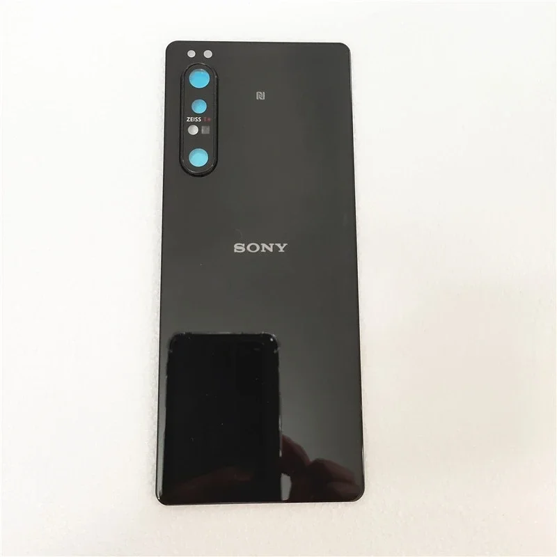 For Sony Xperia 1 II XQ-AT51 AT52 X1II Glass Battery Cover Rear Door Panel Housing Case With Camera Lens Replace