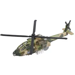 Quality alloy pull back 1:72 armed helicopter model,simulation sound and light aircraft toy,Diecast alloy toys,free shipping