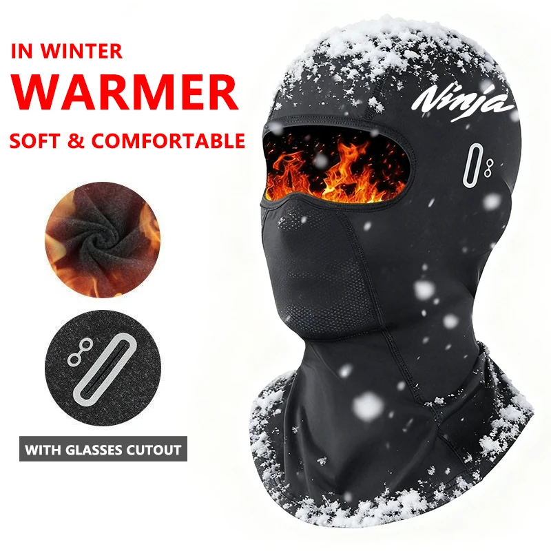 For KAWASAKI NINJA 400 Ninja 650 Ninja 300 Ninja 250 Motorcycle Balaclava Summer Sun Protection Motocross Cycling Cap Sports Hat