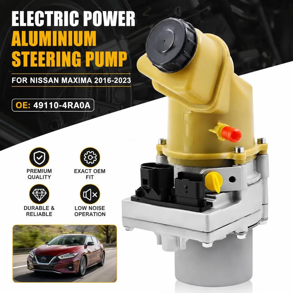 New Electric Power Aluminium Steering Pump For Nissan Maxima 2016-2023 49110-4RA0A 553-59326