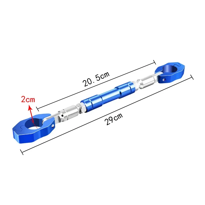 Manopole per moto universali da 22 mm Manopole per moto Manubrio Volante Rafforzare la barra trasversale regolabile per Yamaha