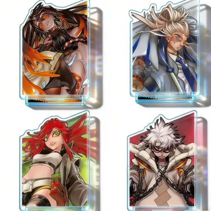 HOT Anime GACHIAKUTA Character Acrylic Stand 15CM Figure Rudo Enjin Riyo Amo Jaber Accessories Doll Anime Model Cosplay Toy Gift