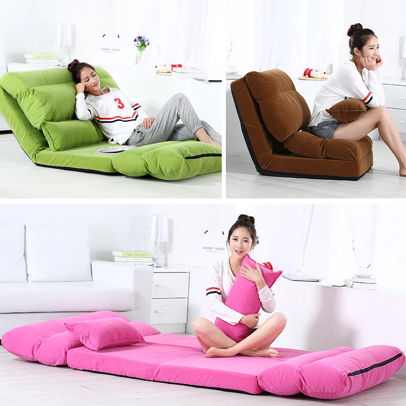 

multifunction recliner seating folding floor chair tatami lazy sofa bed