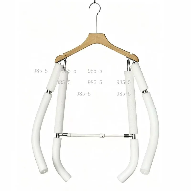 Telescopic Invisible Hangers Photography Studio Display Use