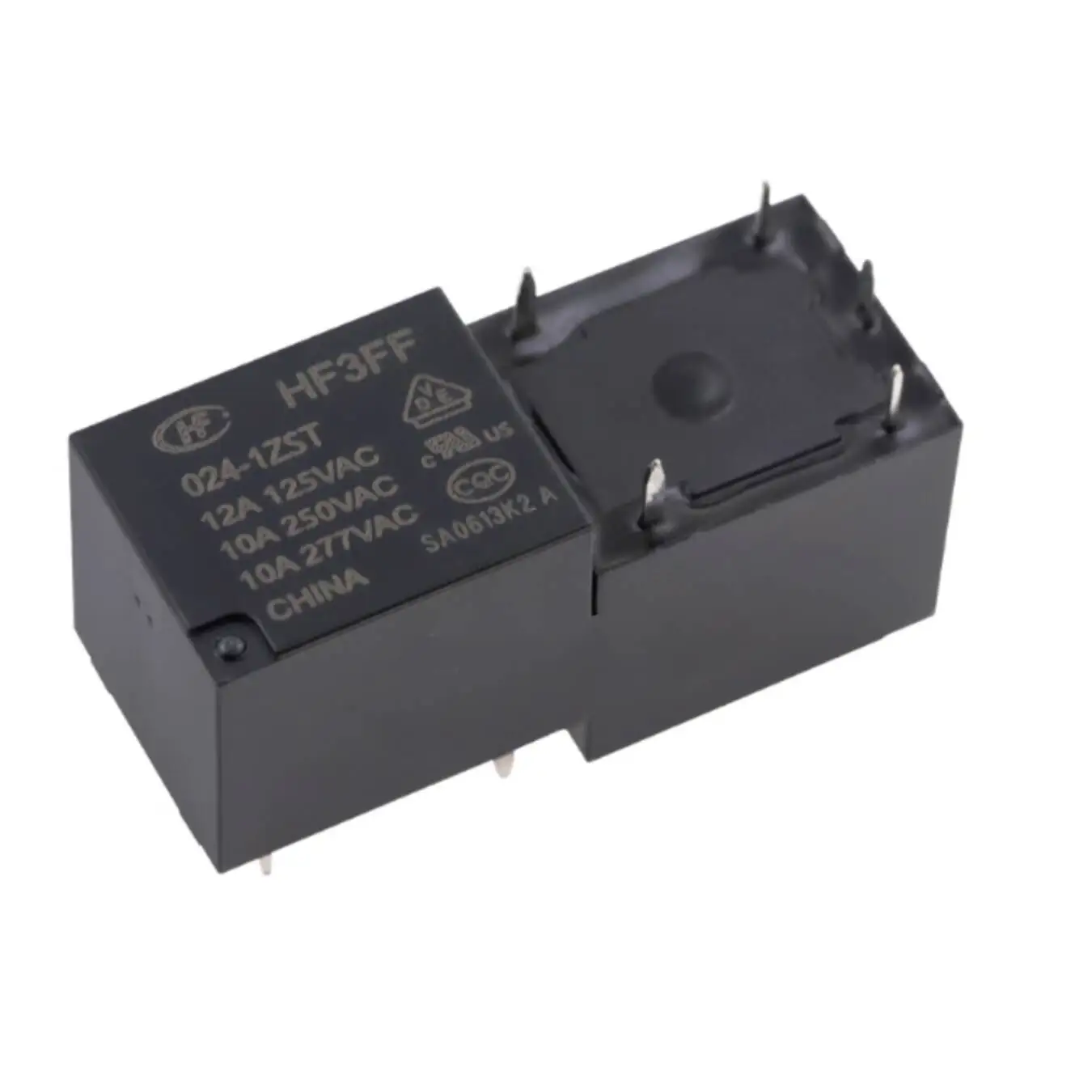 10PCS Relay HF3FF-JQC-3FF- 005-1ZST  012-1ZST  024-1ZST  1ZST 5PIN 5V 9V 12V 24V