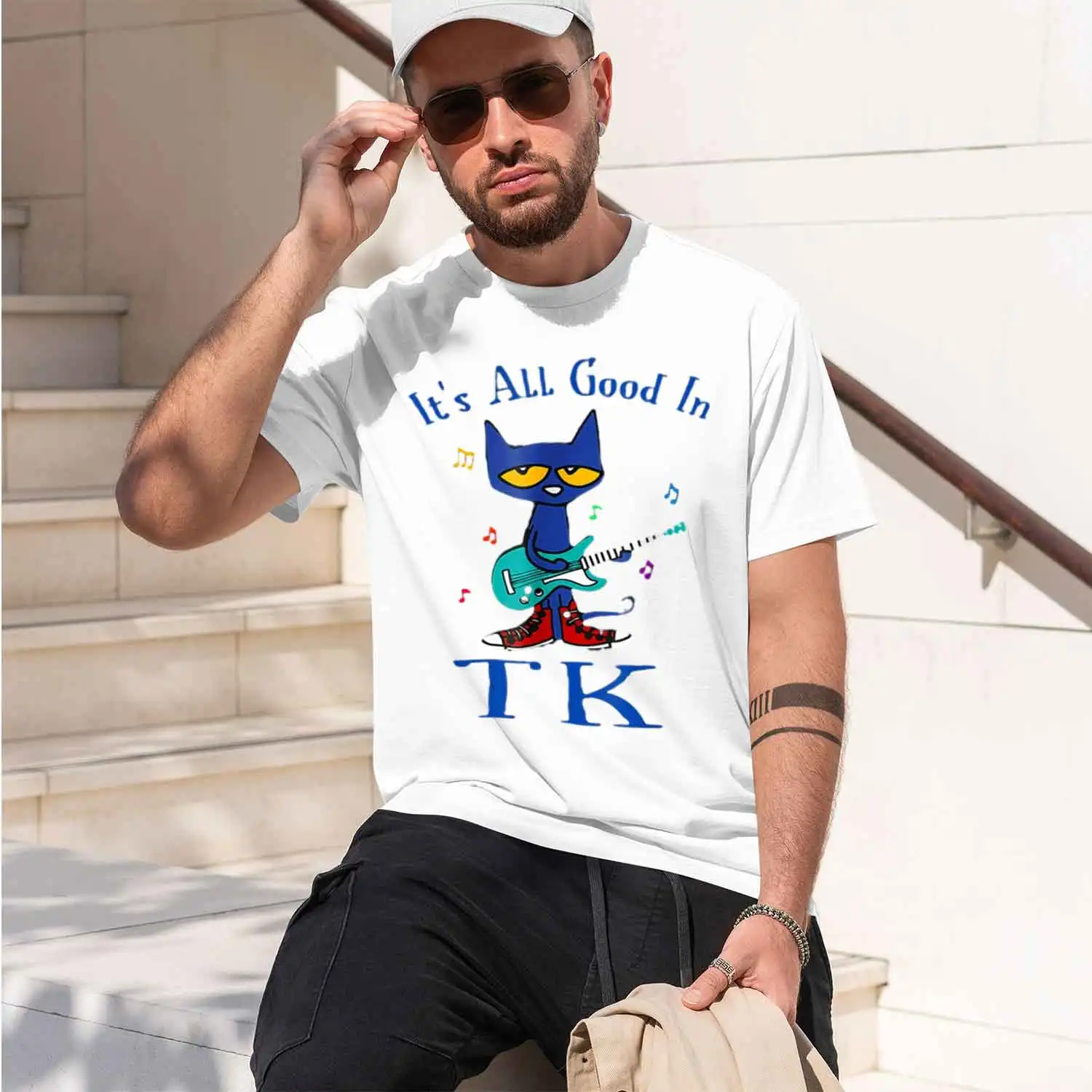 Its All Good In Tk Transitional Kindergen Teaer Kid XS Grh T Shirts Designer Clothes Men 2026 New Model Short-sleeve crewneck T-