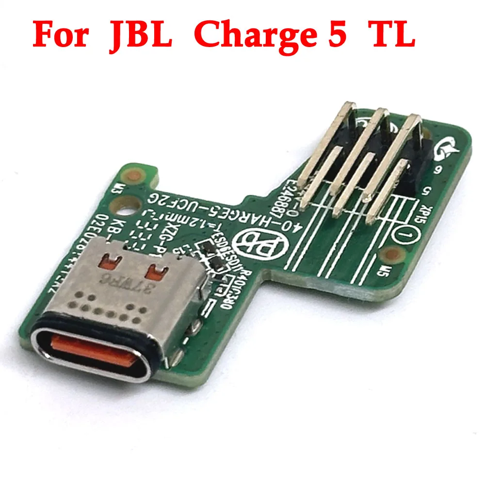 1PCS Original For JBL Charge 5 TL Bluetooth Speaker Interface tail plug USB Charging Board  Connector