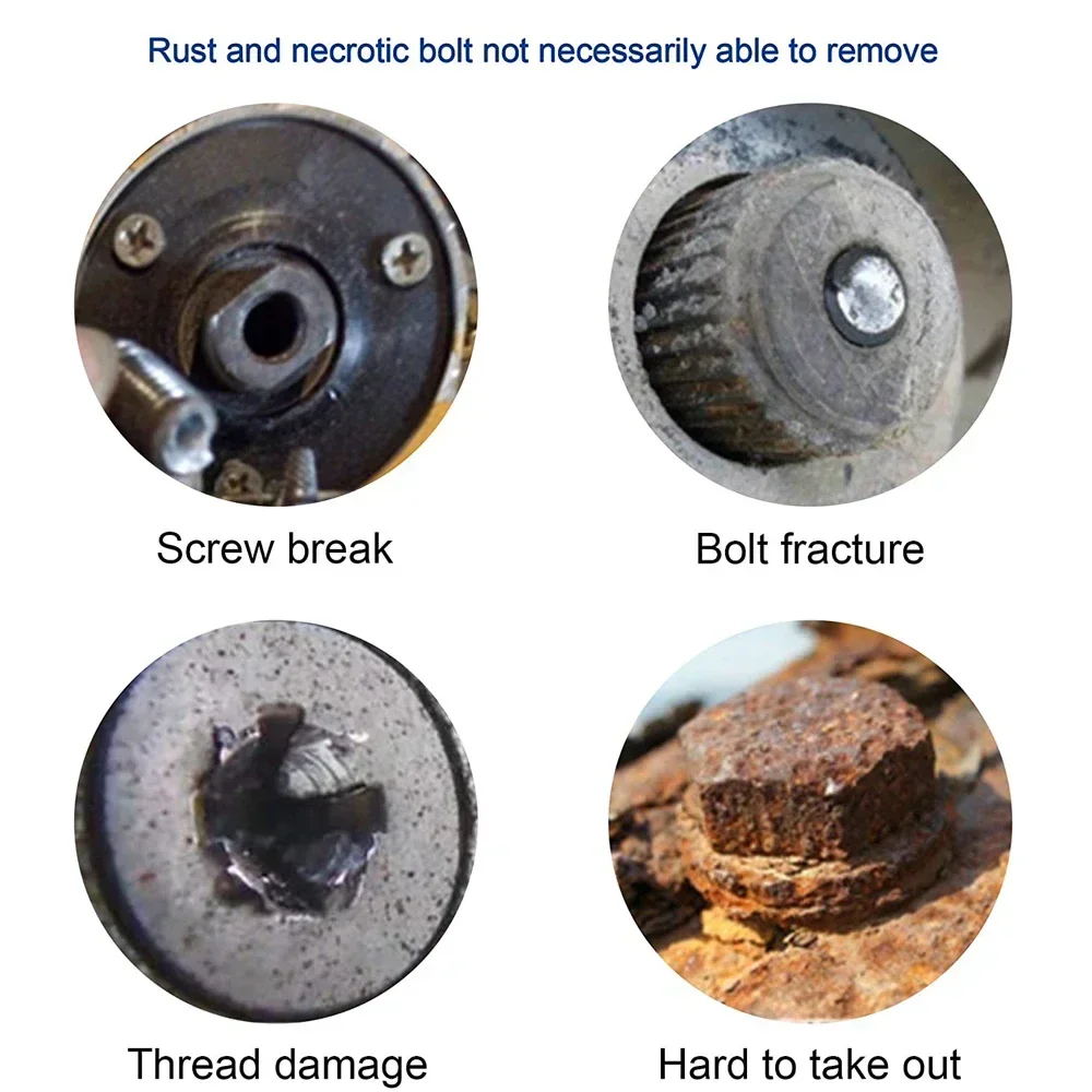 22PCS Damaged Screw Extractor Bit Set - All-Purpose Drill Kit for Stripped Screw/Broken Bolt Removal with Magnetic Function