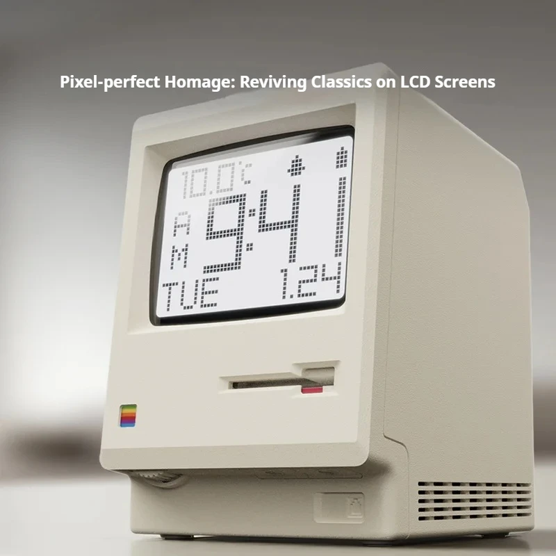 العنيد ليوبارد ماكلوك منبه رقمي ريترو كلاسيكي تصميم سطح المكتب قطعة ديكور التكنولوجيا تحسس المنزل والحديقة #2