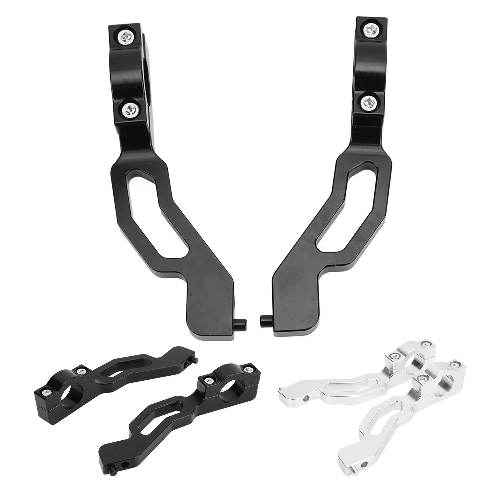 Powersports-Snowmobile Handguard Mount Kit Suportes, alumínio substituição para Polaris 600, 800, 850, Snowmobile