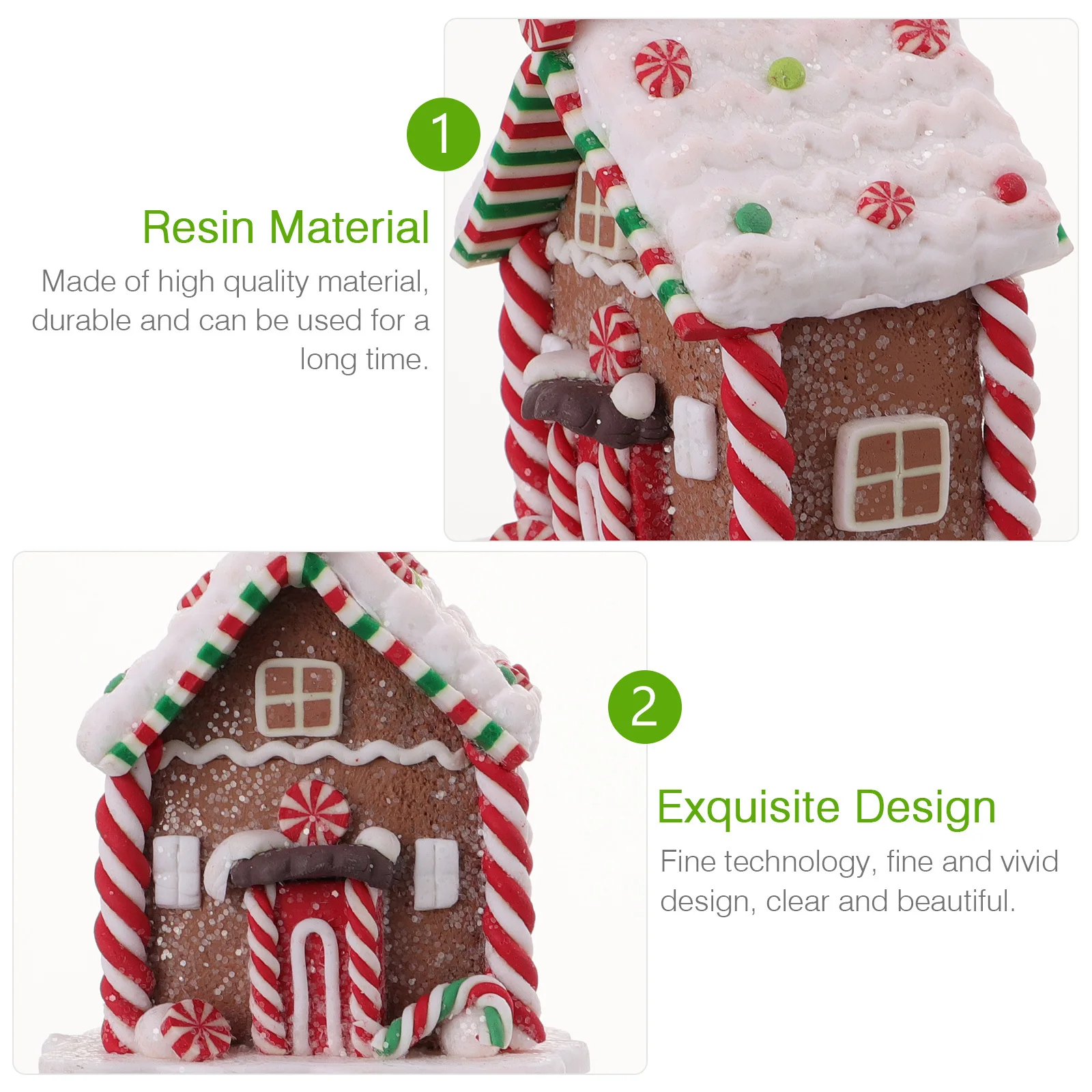 

Shape Resin Hanging Pendant Christmas Tree Ornament Xmas Decoration Fine Design Easy Hanging Lovely Tree Pendants