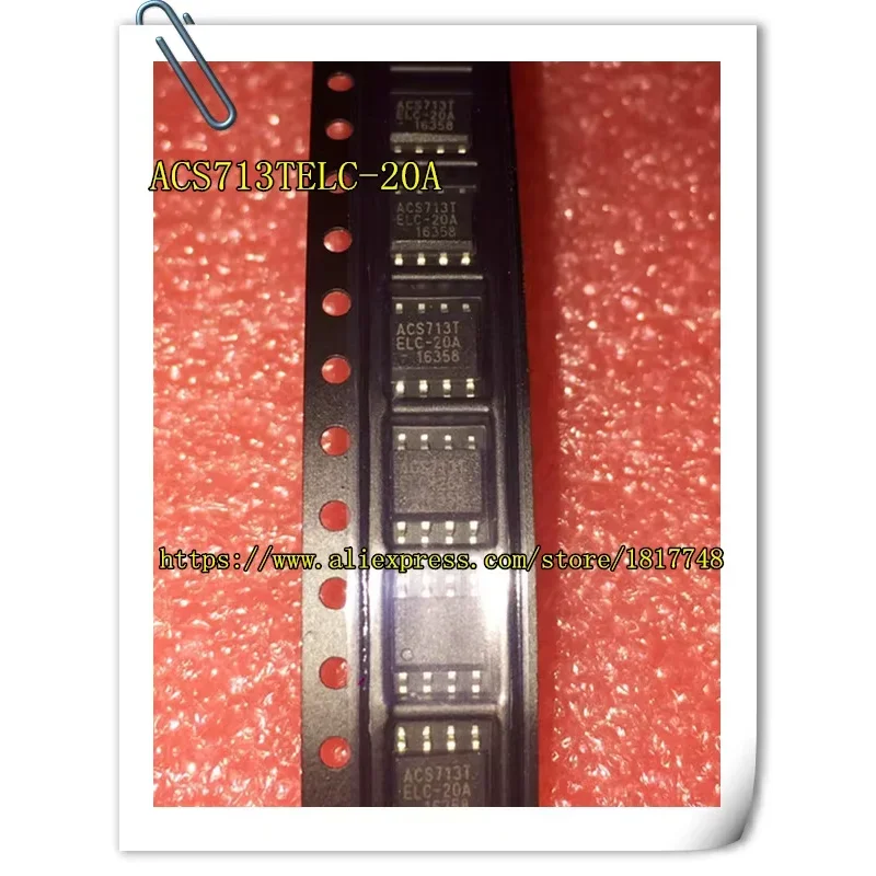 10PCS/LOT ACS713TELC-20A  ACS713ELCTR-20A  ACS713 SOIC8 ALLEGRO new origina