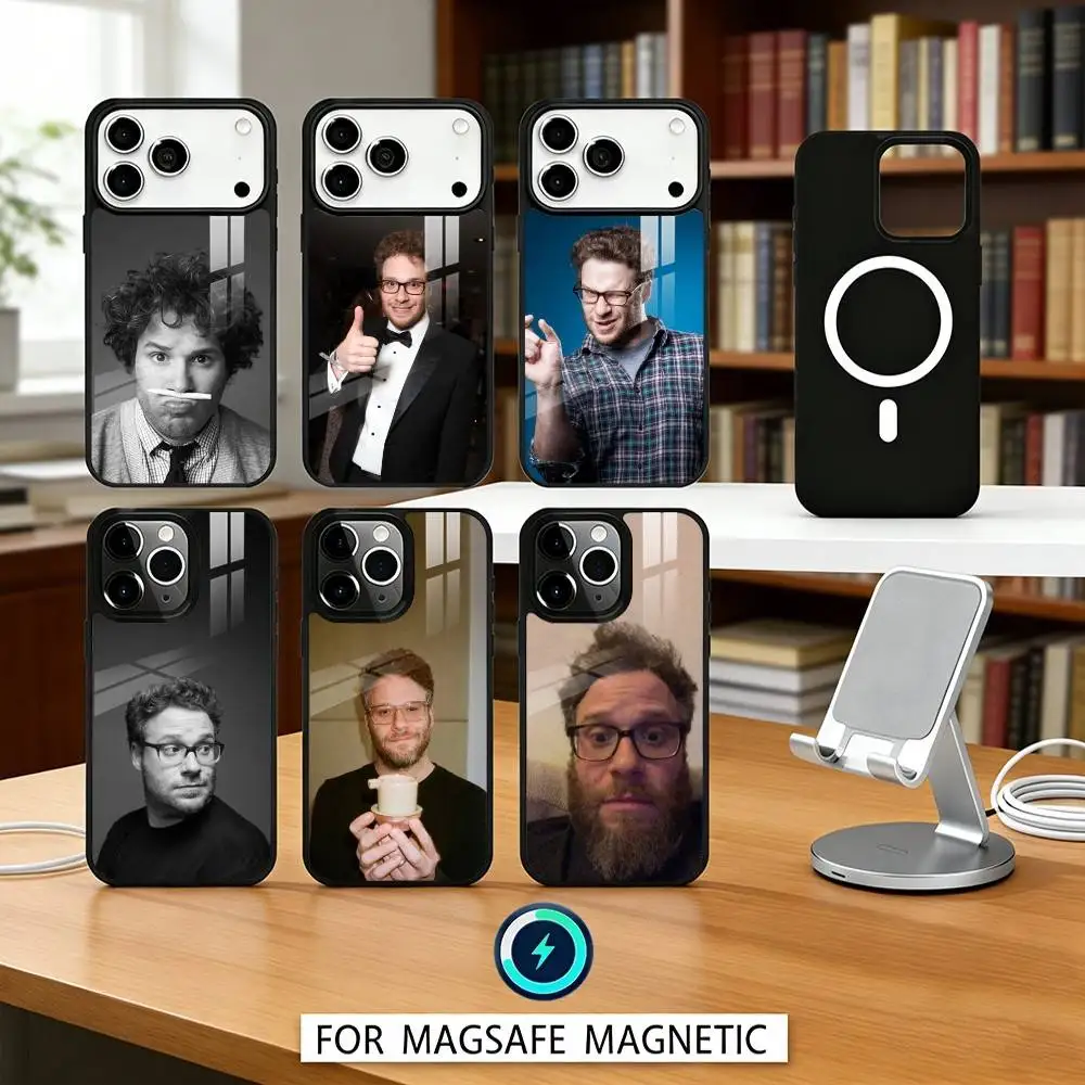 

Seth Rogen Canadian Actor Phone Case For iPhone 17,16,15,14,13,12,Pro,Max For Magsafe Magnetic Wireless Charging