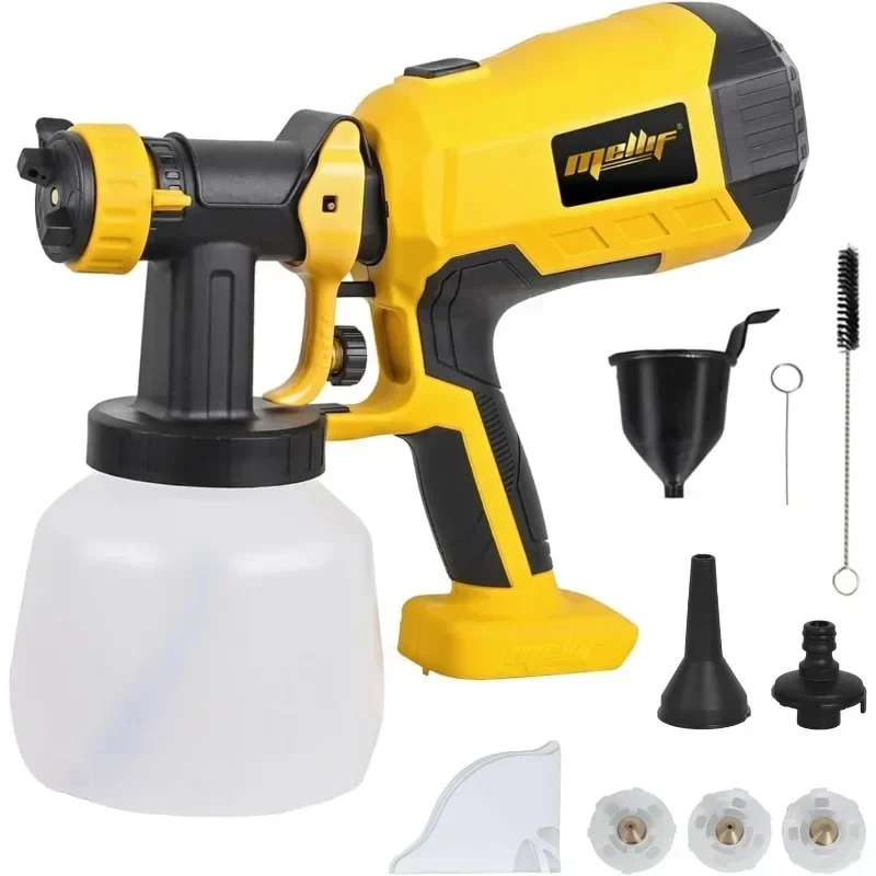 

Домашний распылитель краски, совместимый с аккумулятором dewalt 20 В, ручной краскопистолет HVLP с бесщеточным двигателем | Подходит для безслонного Хома