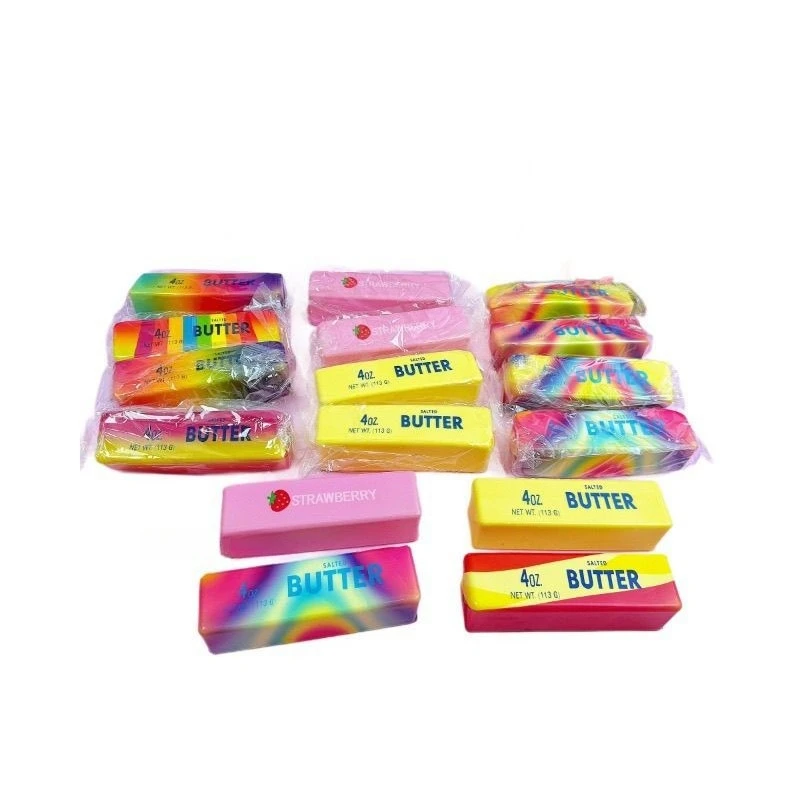 New Simulation Soap Squishy Fidget Toy Wet Soft Mud Texture Slow Rebound Funny Prank Stress Relief Squeeze Toy