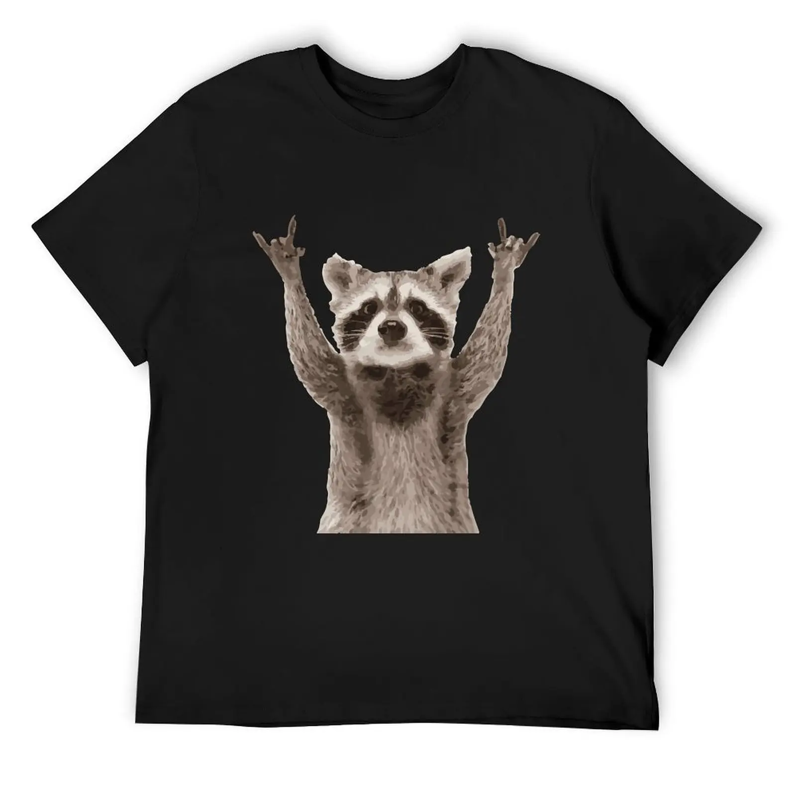 

Raccoon Do Signal Rocker - Funny T-Shirt croswit shirt man custom t-shirts anime t shirts mens t shirts casual stylish