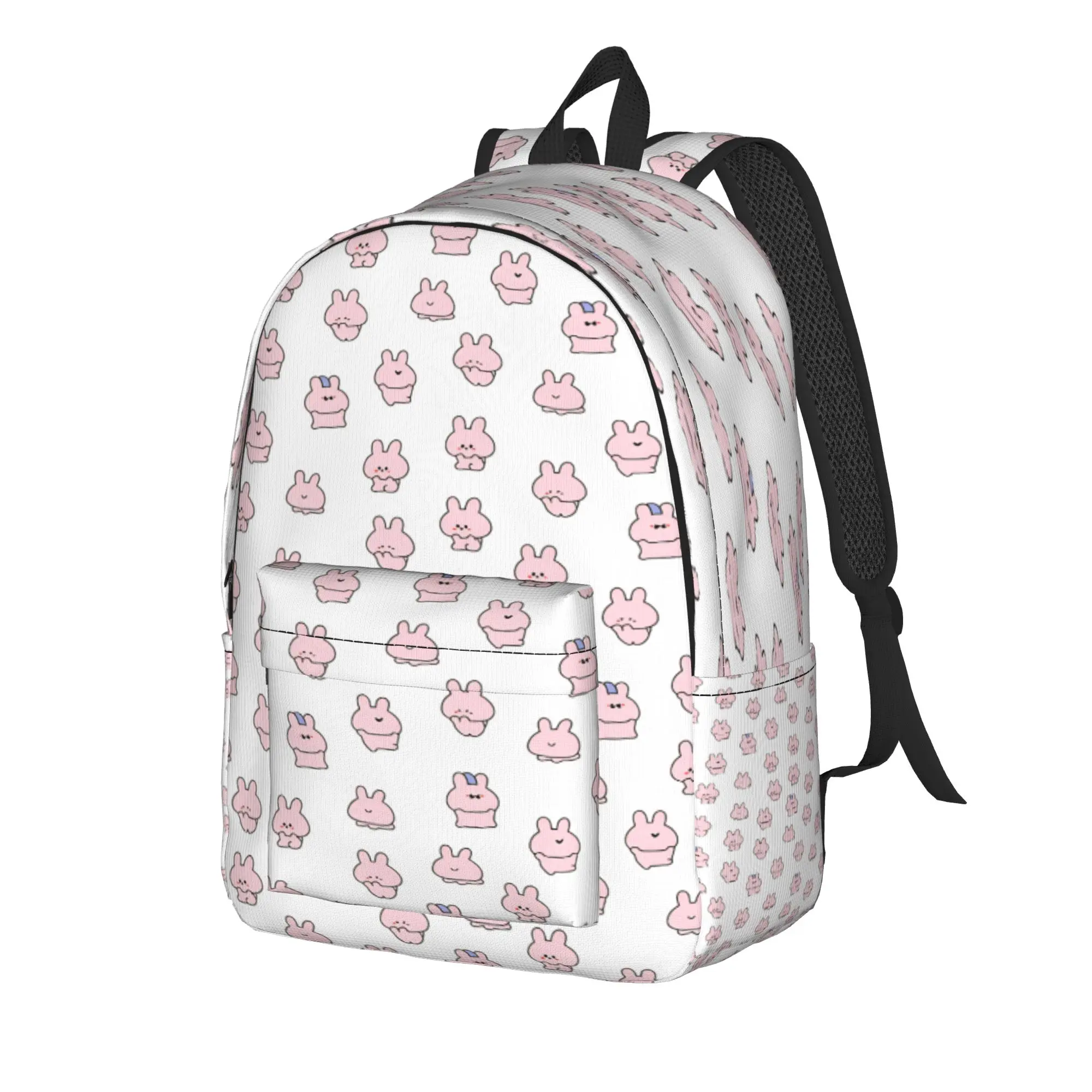 A-Asamimichans Backpack  University Backpacks Unisex Novelty School Bags Design Big Rucksack