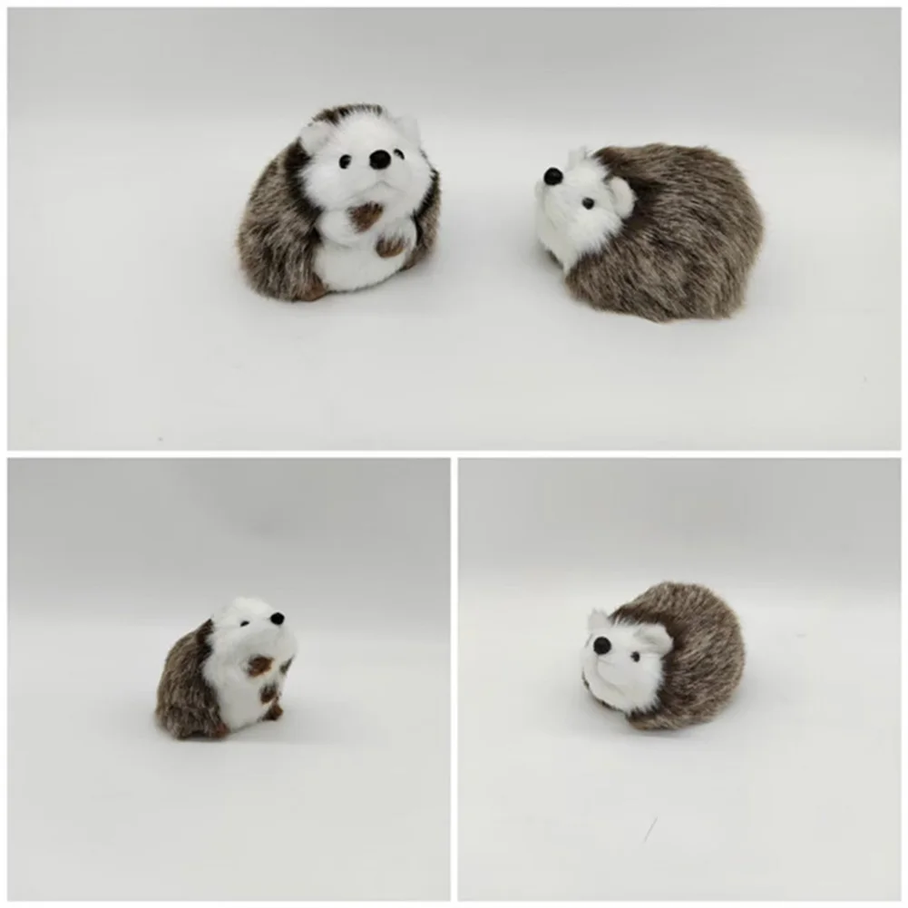 Ornement en peluche hérisson Adorable, 1 pièce, parfait pour la décoration d'arbre de vacances, jouets en peluche, animaux en peluche, poupée hérisson, décor de chambre