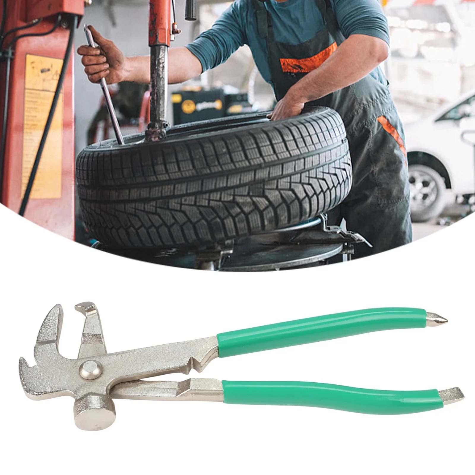 

Alloy Steel Gravity Tire Balance Clamp Auto Repair Balance Hammer Disassembly Assembly Plier Accessories Car Maintenance Tools