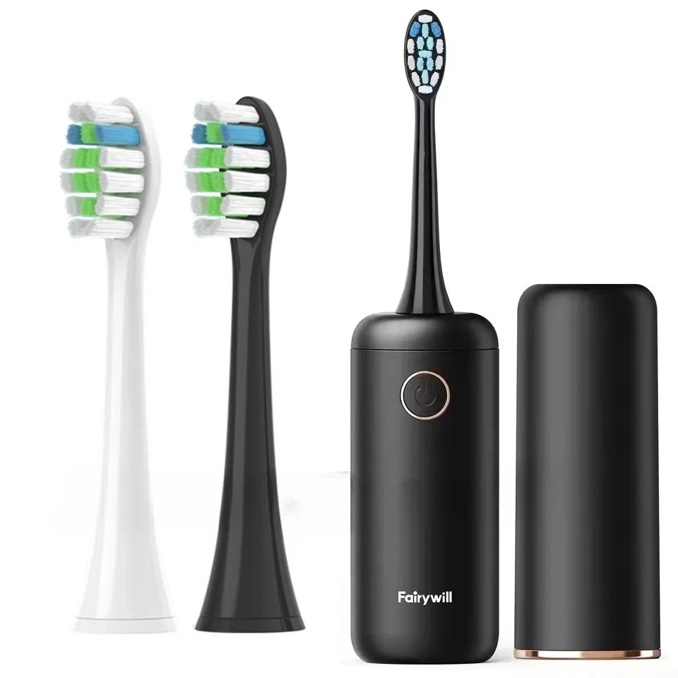 4pcs heads for Fairywill P11 P10 P9 P80 T9 Electric Toothbrush Heads DuPont Bristle Vacuum Packaging Replace Electric FW-P80