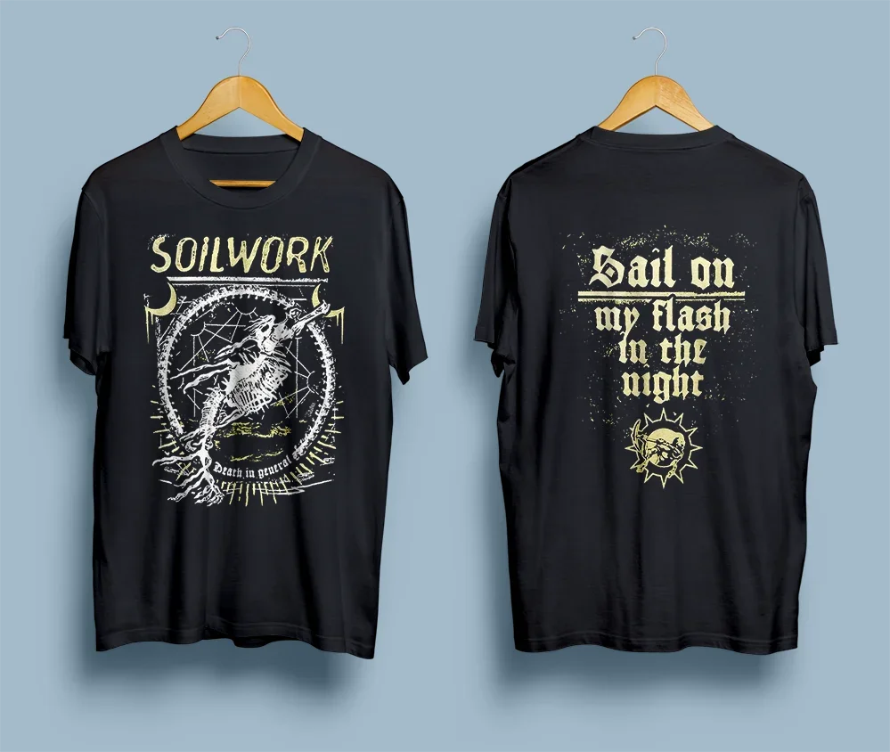 Soilwork Swedish Melodic Death Metal Band Death In General T-Shirt S-2XL