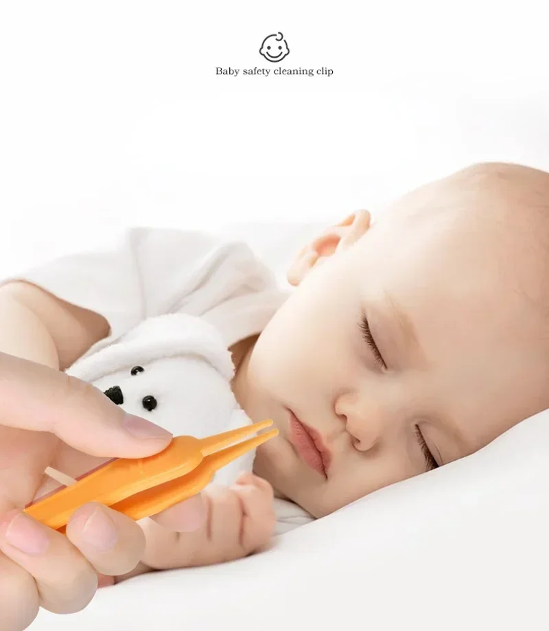 Baby Kunststoff Pinzette Nase Reiniger Werkzeug Kinder Sicherheit Pinzette Reinigung Zange Kleinkind Nasenhöhle Pflege Liefert Baby Essentials – Detail 1