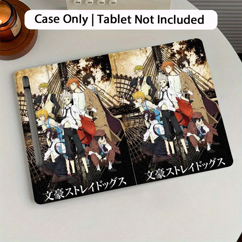 

B-Bungos S-Strays D-Dogs Cool Tablet Case For Samsung Galaxy Tab S7 S8 S9 S10 FE Plus 12.4 13.1 Inch