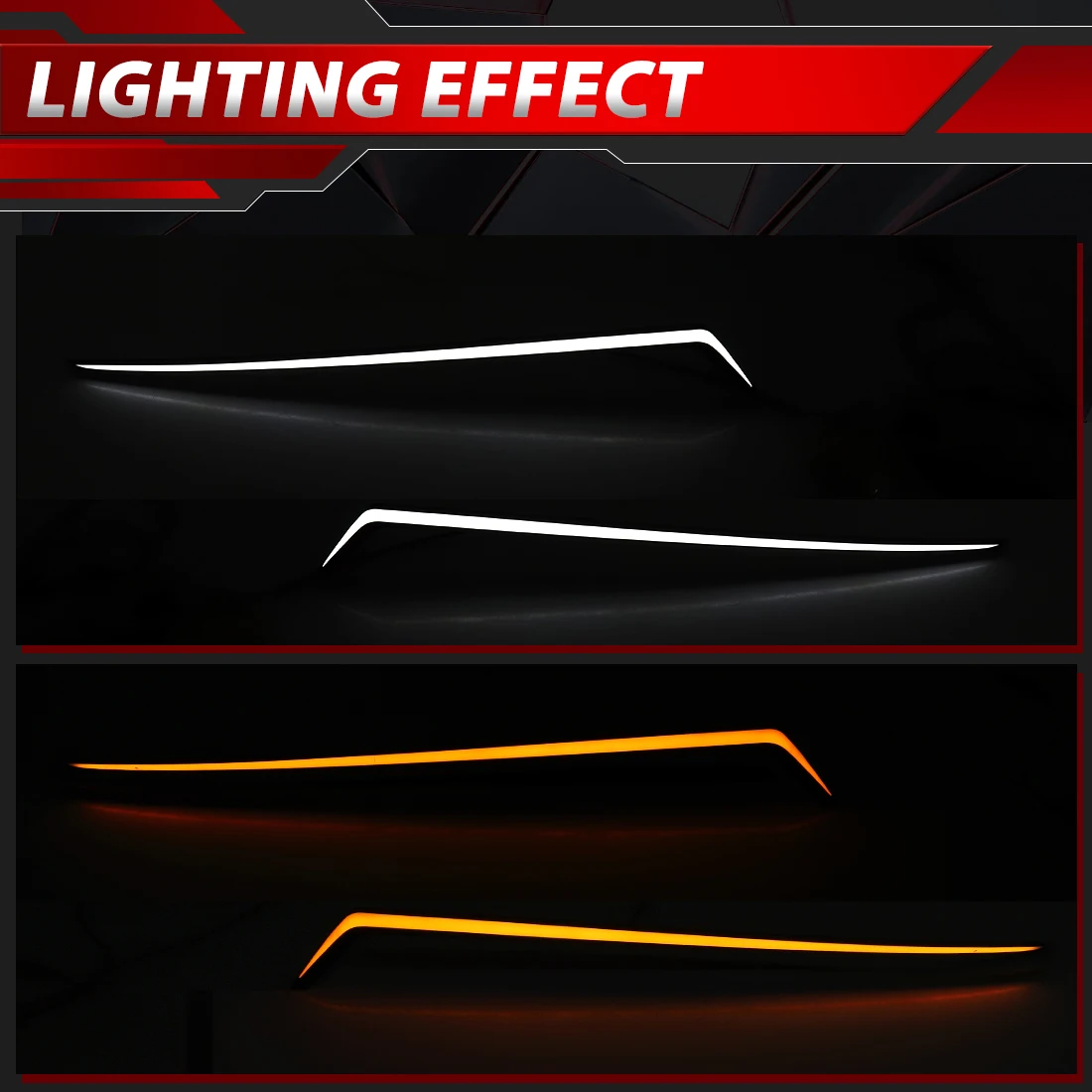 LED DRL For Toyota Corolla 2019-2025 Daytime Running Light Start up Aniation Front Hood Light Dayligts Dynamic Turn Signal Lamps view 3