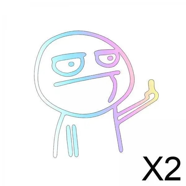 

Car Vinyl Decal Sticker Cartoon Reflective PET Material for Car Motorcycle Window Door Laptop Decoration