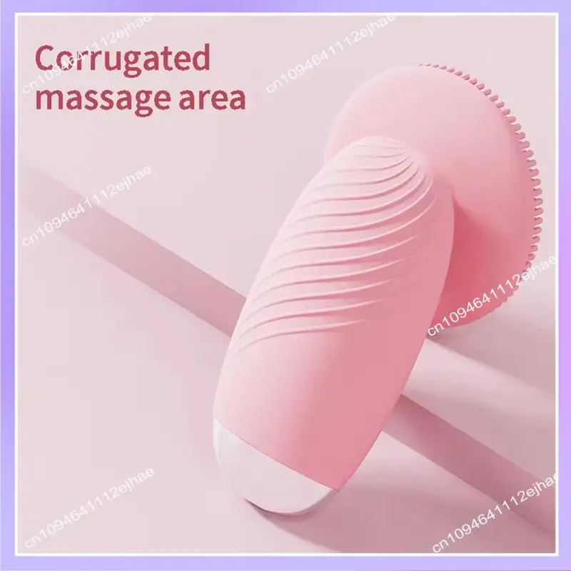 N83R Ultrasonic Silicone Facial Cleanser Electric Vibration Massage Deep Pore Cleaning Multi-Functional Skin Care Tools