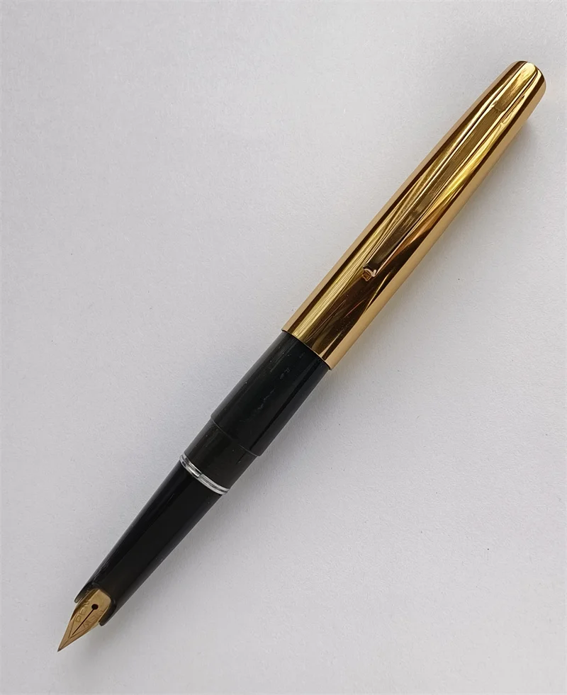 

Original Japan SWAN Pocket Fountain Pen Iridium Gold F 0.5mm Nib Light Blue Fluorescent Pens for Writing Stationery,Black
