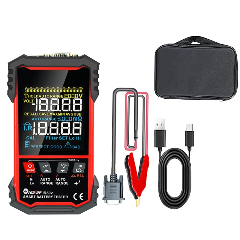 a66k-tooltop-tester-di-resistenza-interna-della-batteria-500Ω-calibratabile-ad-alta-precisione-per-auto-elettriche-elettromobile