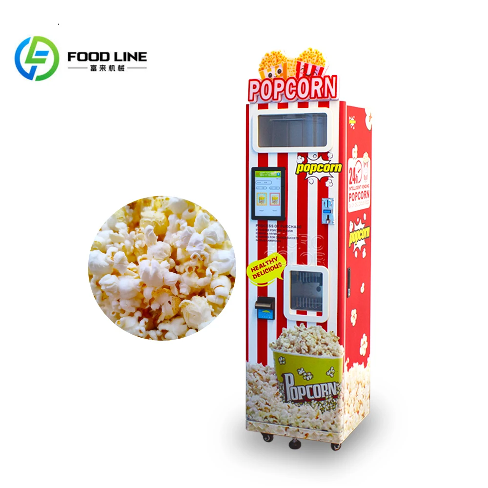 

High Quality Electric Automatic Popcorn Vending Machine Commercial Catering Professional Popcorn Maker Machine Vending Pop Corn