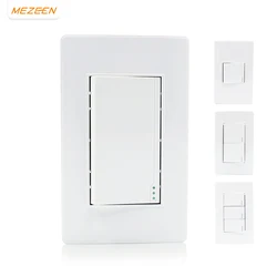 Factory Supplier South American Standard White Color PC Quality 1 2 3 Gang 1 2 Way Light Wall Switch