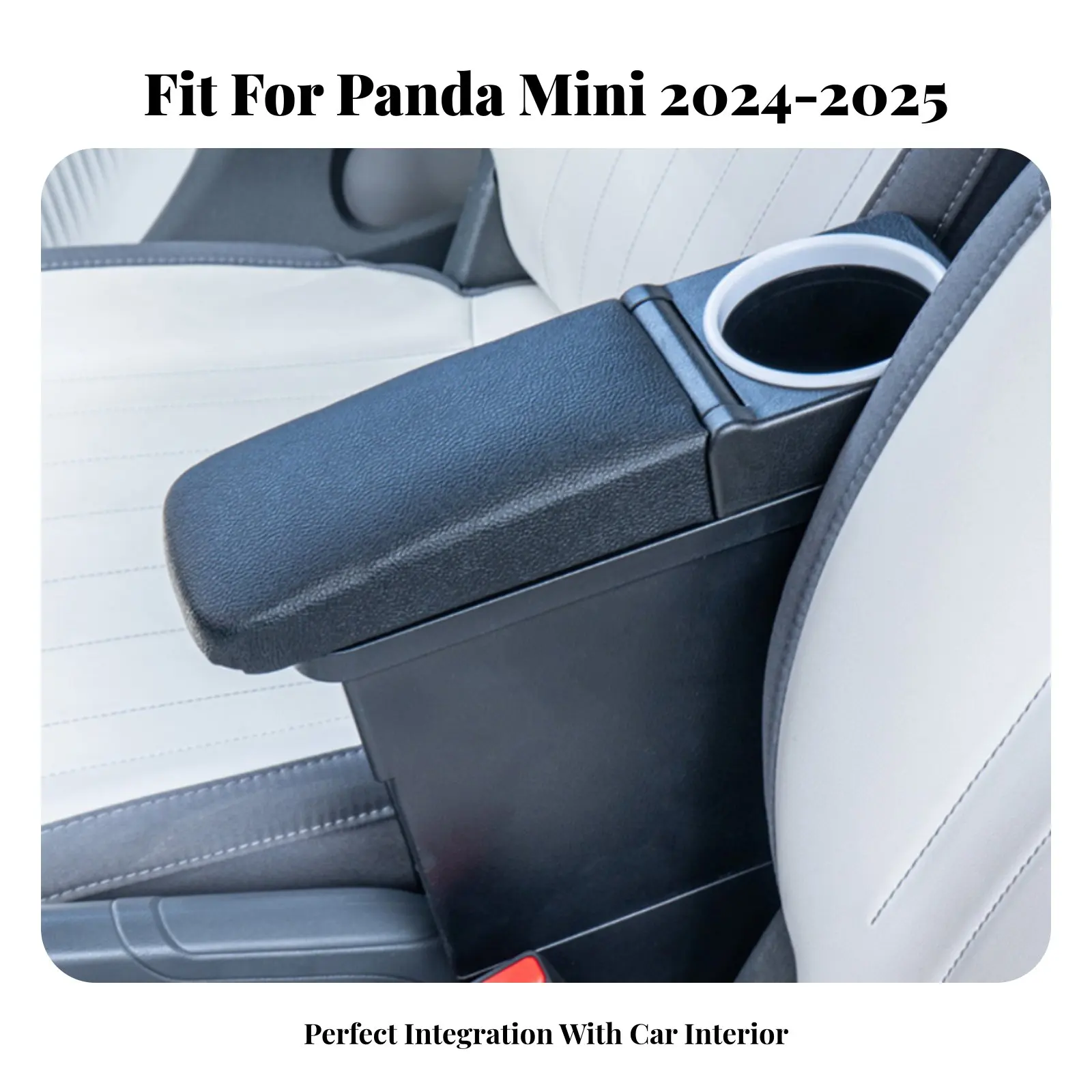 

Car Armrest Box for Geely Panda MINI, Multi-Function Charging Port, Mood Light