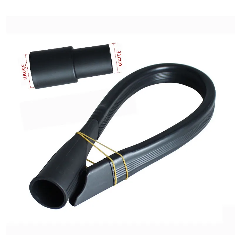 

Household Long Flat Flexible Crevice Tool Vacuum Cleaner Flexible Crevice Tool 35mm To 32mm Hose Adapter Vacuum Cleaner Black