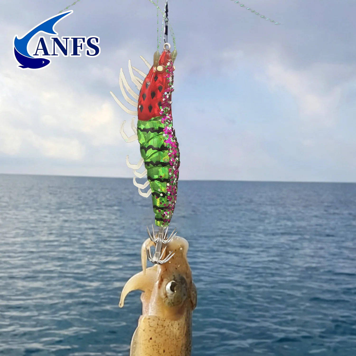 ANFS เหยื่อตกปลาปลาหมึก 1 ชิ้น - Fishing Hook Jig บทวิจารณ์และราคา