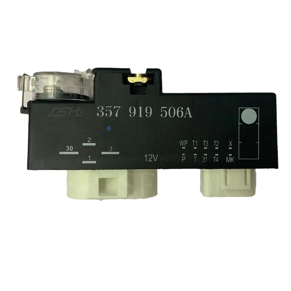 

357 919 506 A 357919506A Electronic Fan Controller Air Conditioning Cooling Relay Temperature Switch for VW Golf Jetta Passat