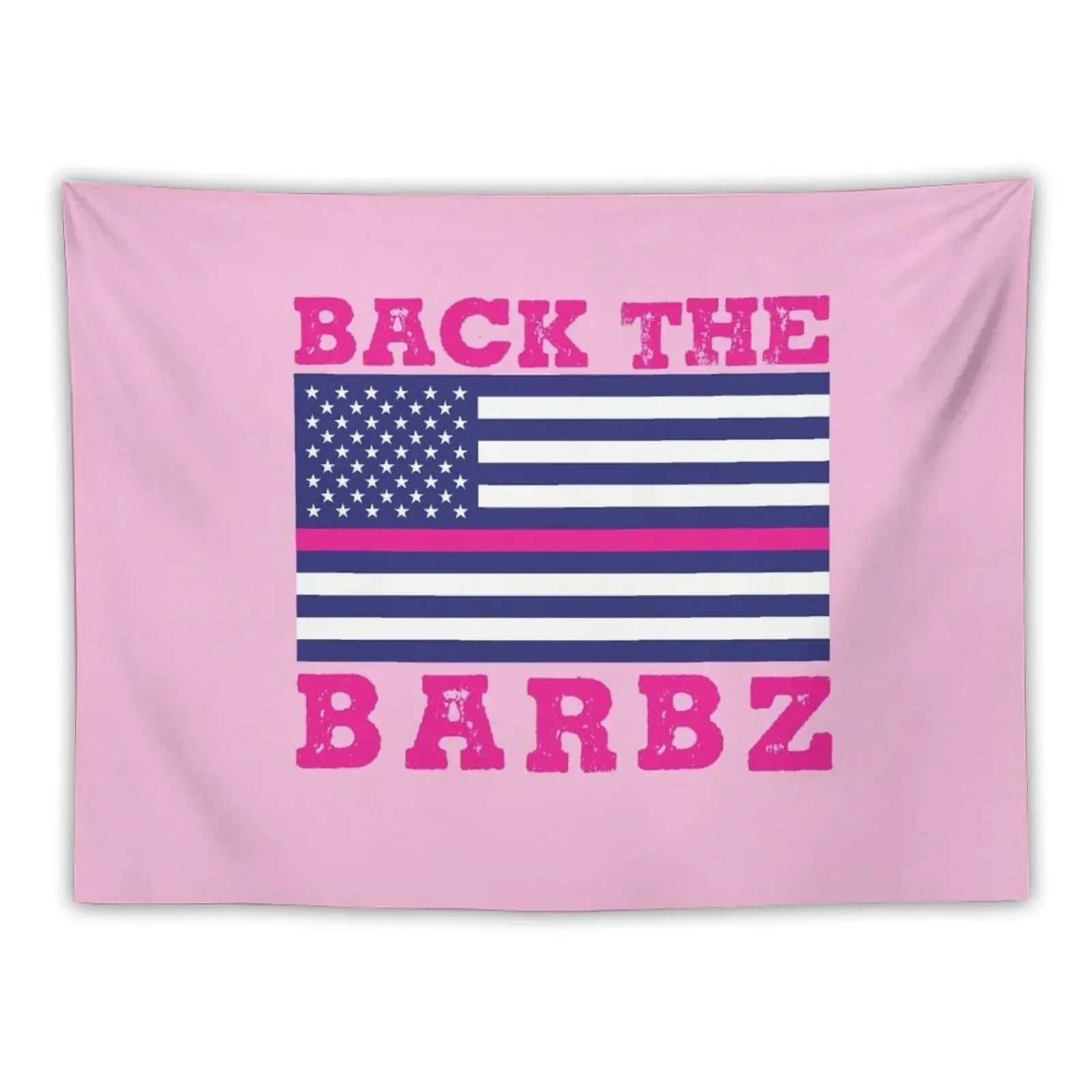 Back The Barbz Flag Love Barbs Loyal Fan Tapestry Bedroom Organization And Decoration House Decorations For Bedroom Tapestry