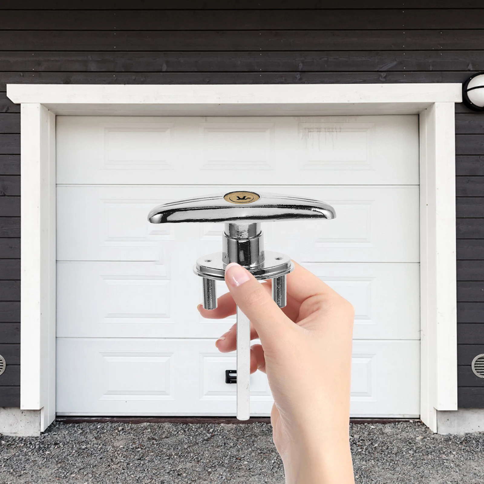 

1 set 1 Set Shed Replacement Locking T-Handles Garage Handle With Lock Replacement Shed Door Lock Kit For Garage Door