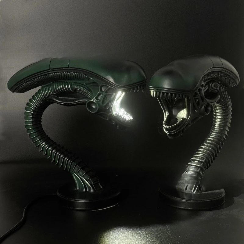 Alien Lamps Bedroom Decorative Resin Figurine Extraterrestrial Life Form Lamp Stand Living Home Decoration Accessories